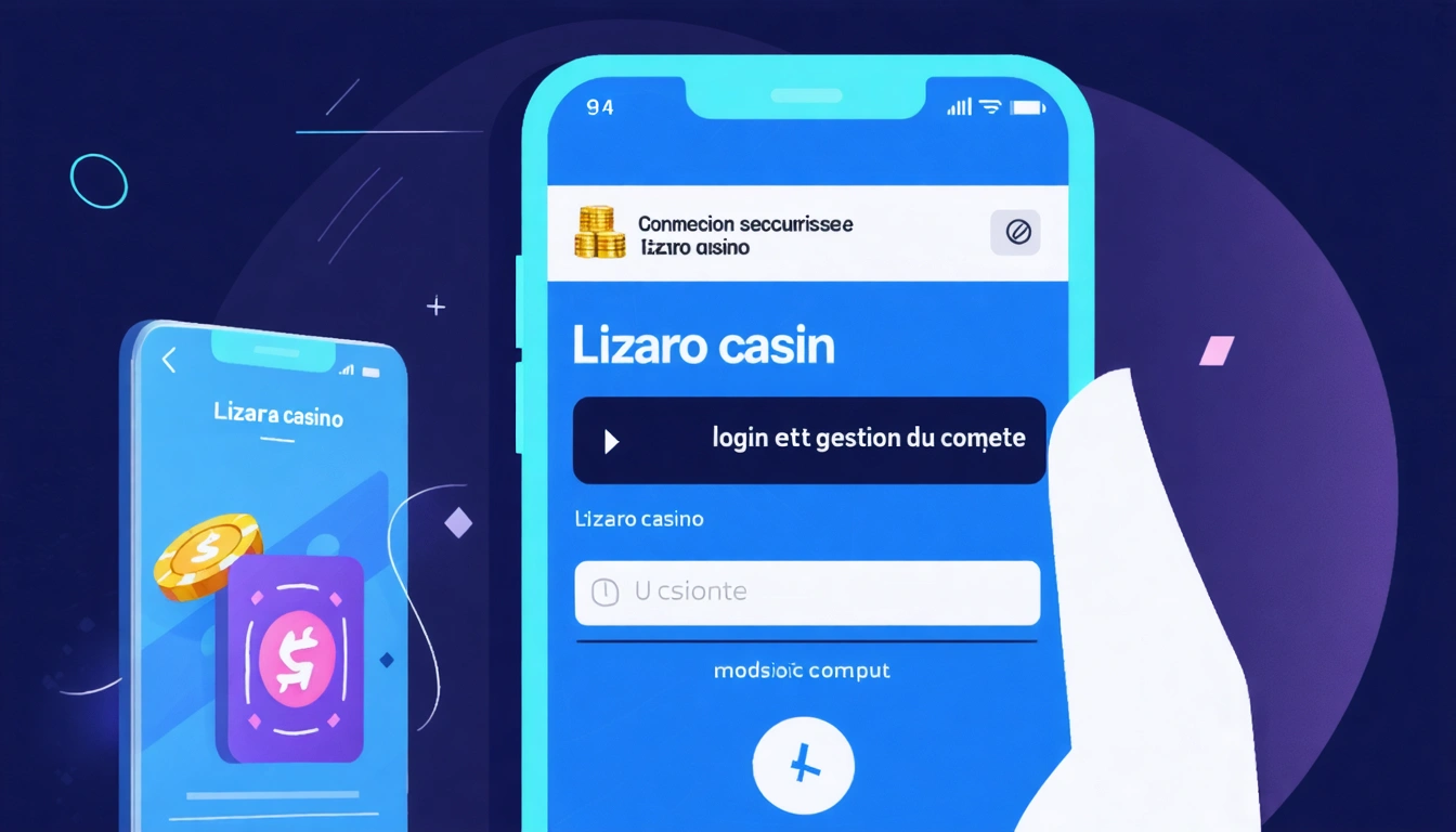 Connexion sécurisée Lizaro casino login et gestion du compte